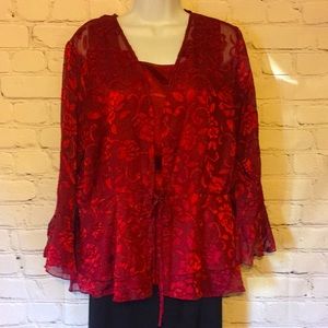 2 Piece Dressy Top/Blouse